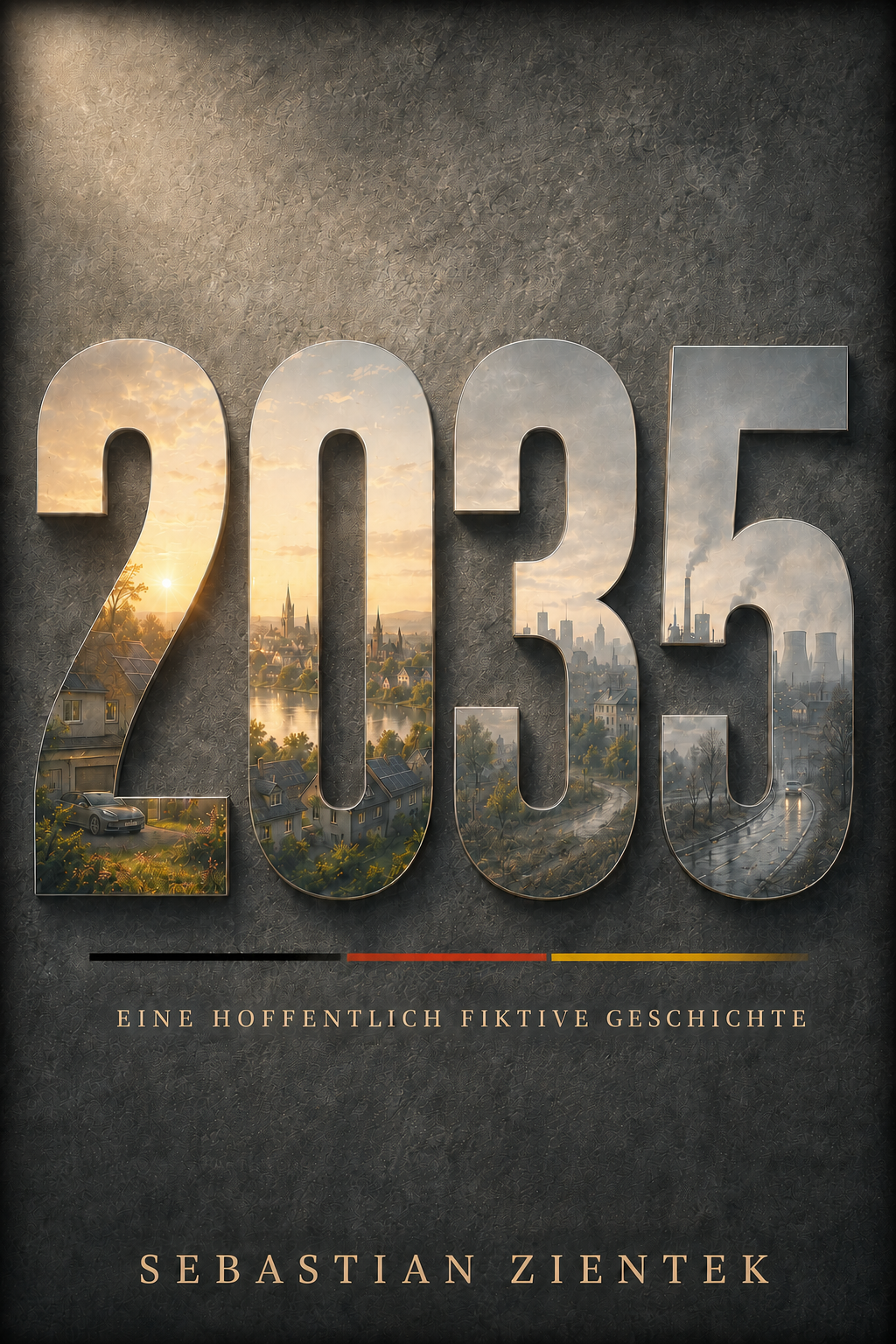 Buchcover: 2035 – Eine hoffentlich fiktive Geschichte von Sebastian Zientek